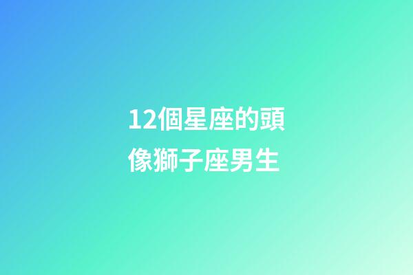12個星座的頭像獅子座男生-第1張-星座運勢-玄機派