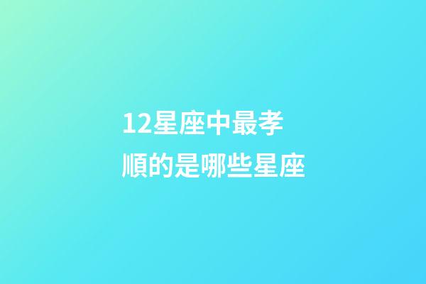 12星座中最孝順的是哪些星座-第1張-星座運勢-玄機派