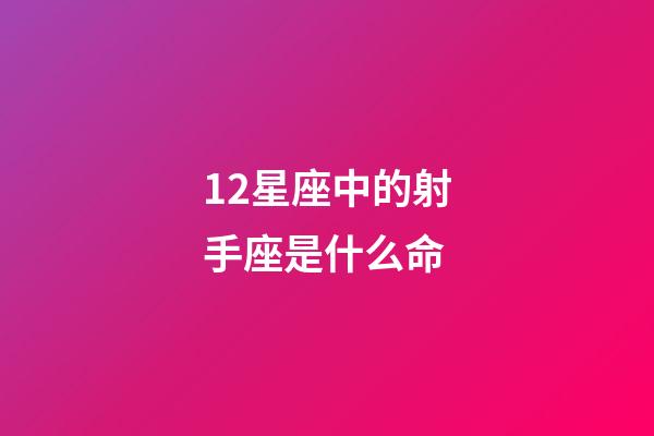 12星座中的射手座是什么命-第1張-星座運勢-玄機派