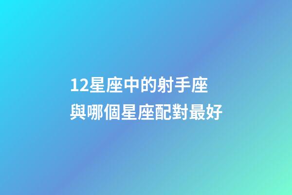 12星座中的射手座與哪個星座配對最好-第1張-星座運勢-玄機派