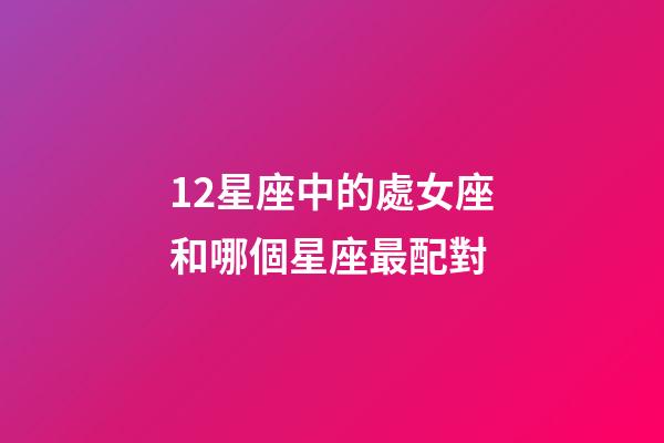 12星座中的處女座和哪個星座最配對-第1張-星座運勢-玄機派