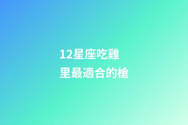 12星座吃雞里最適合的槍-第1張-星座運勢-玄機派