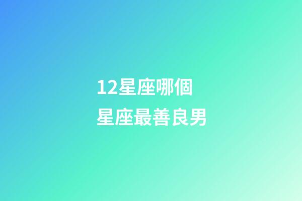 12星座哪個星座最善良男-第1張-星座運勢-玄機派