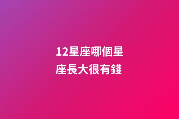 12星座哪個星座長大很有錢-第1張-星座運勢-玄機派