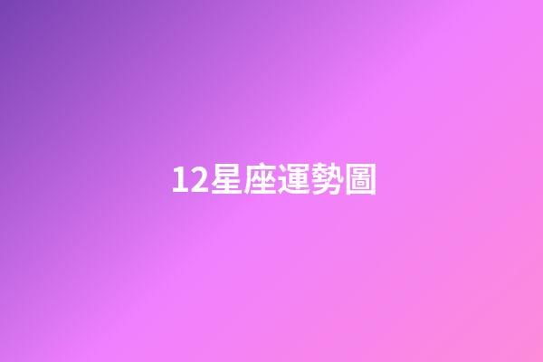 12星座運勢圖-第1張-星座運勢-玄機派