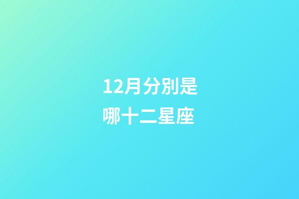 12月分別是哪十二星座-第1張-星座運(yùn)勢(shì)-玄機(jī)派