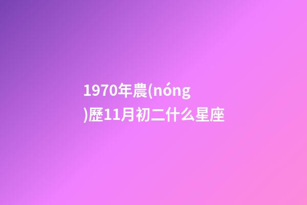 1970年農(nóng)歷11月初二什么星座-第1張-星座運(yùn)勢(shì)-玄機(jī)派