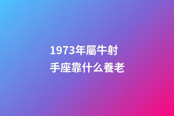 1973年屬牛射手座靠什么養老-第1張-星座運勢-玄機派