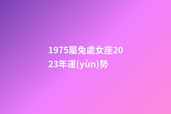 1975屬兔處女座2023年運(yùn)勢-第1張-星座運(yùn)勢-玄機(jī)派