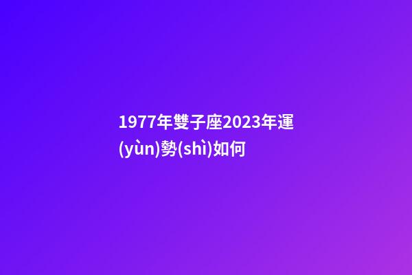 1977年雙子座2023年運(yùn)勢(shì)如何-第1張-星座運(yùn)勢(shì)-玄機(jī)派