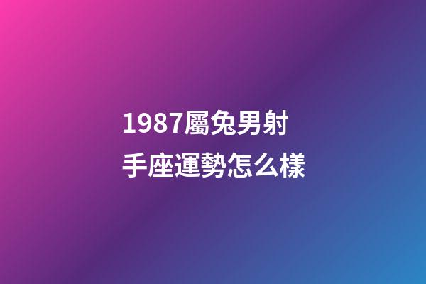 1987屬兔男射手座運勢怎么樣-第1張-星座運勢-玄機派