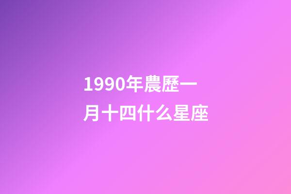 1990年農歷一月十四什么星座-第1張-星座運勢-玄機派