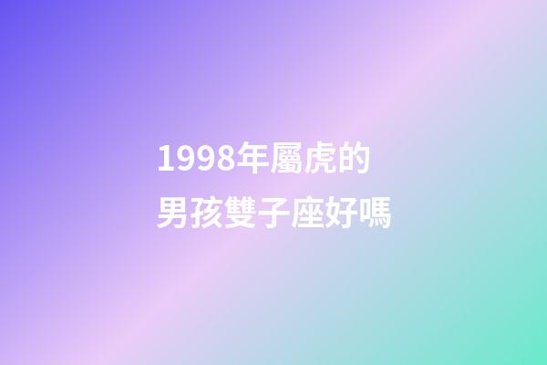 1998年屬虎的男孩雙子座好嗎-第1張-星座運勢-玄機派