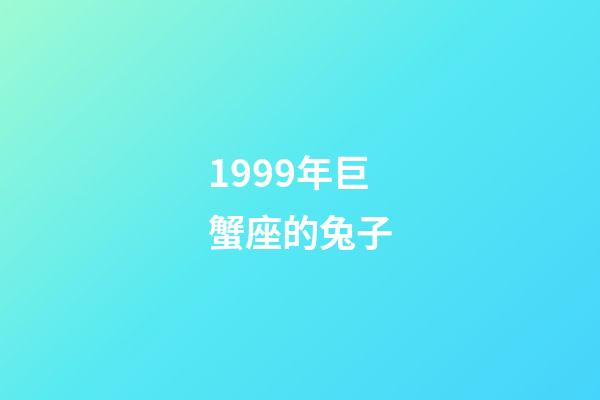 1999年巨蟹座的兔子-第1張-星座運勢-玄機派