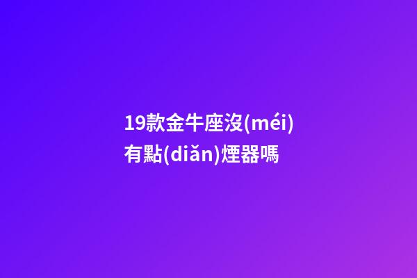 19款金牛座沒(méi)有點(diǎn)煙器嗎
