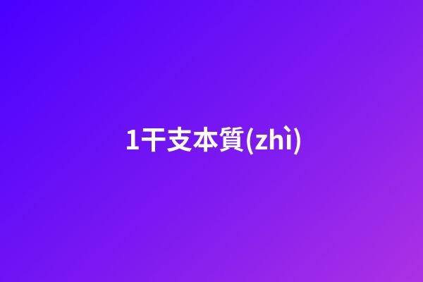 1.干支本質(zhì)