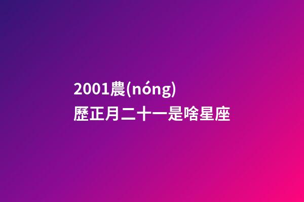 2001農(nóng)歷正月二十一是啥星座-第1張-星座運(yùn)勢-玄機(jī)派