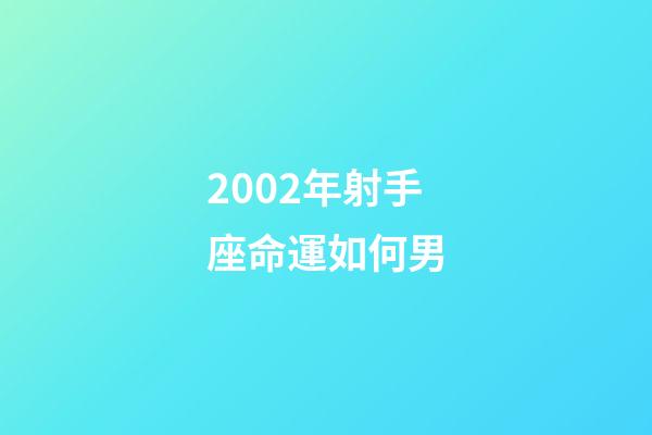 2002年射手座命運如何男-第1張-星座運勢-玄機派