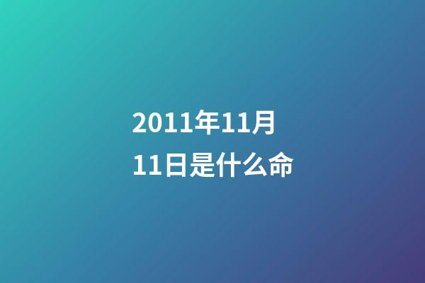 2011年11月11日是什么命(英國男孩出生于11年11月11日11點11分，11歲生日收到11份禮物)-第1張-觀點-玄機派