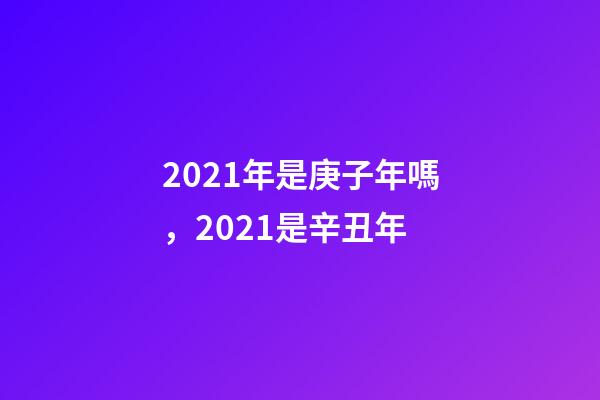 2021年是庚子年嗎，2021是辛丑年-第1張-觀點-玄機派
