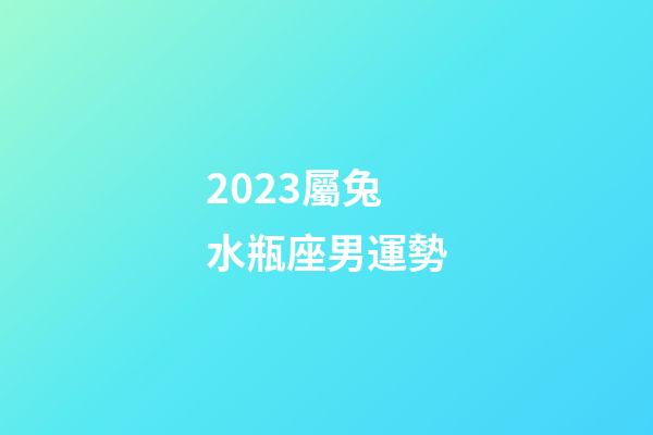 2023屬兔水瓶座男運勢-第1張-星座運勢-玄機派
