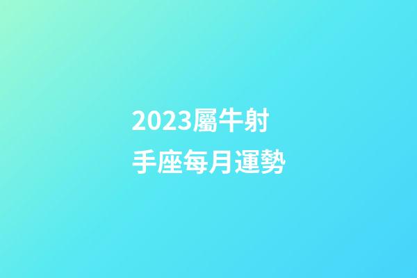 2023屬牛射手座每月運勢-第1張-星座運勢-玄機派