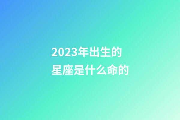 2023年出生的星座是什么命的-第1張-星座運勢-玄機派