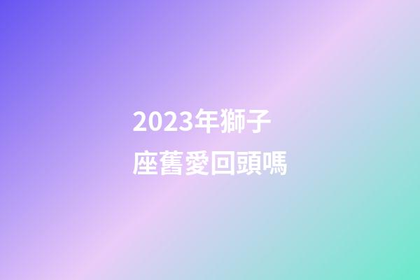 2023年獅子座舊愛回頭嗎-第1張-星座運勢-玄機派