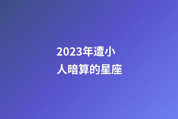 2023年遭小人暗算的星座-第1張-星座運勢-玄機派