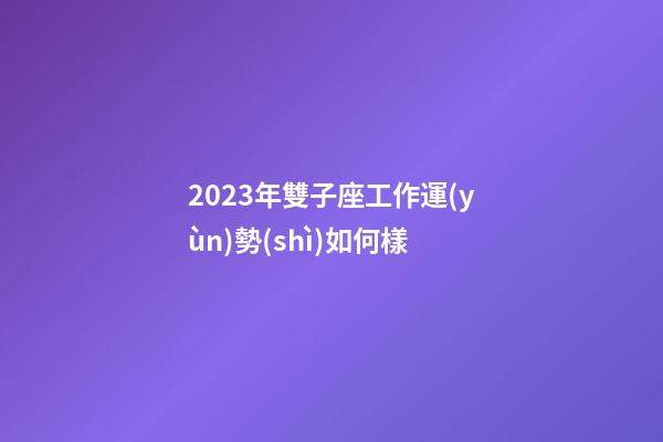 2023年雙子座工作運(yùn)勢(shì)如何樣-第1張-星座運(yùn)勢(shì)-玄機(jī)派