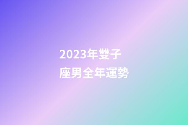 2023年雙子座男全年運勢-第1張-星座運勢-玄機派