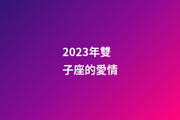 2023年雙子座的愛情-第1張-星座運勢-玄機派