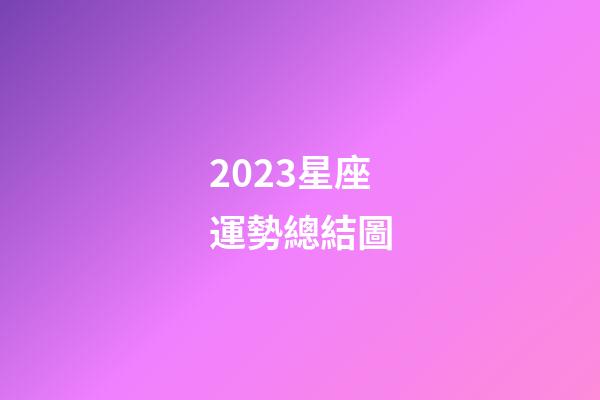 2023星座運勢總結圖-第1張-星座運勢-玄機派