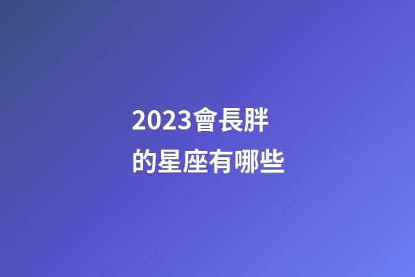 2023會長胖的星座有哪些-第1張-星座運勢-玄機派