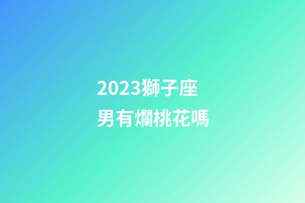 2023獅子座男有爛桃花嗎-第1張-星座運勢-玄機派