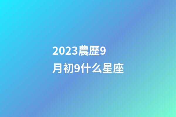 2023農歷9月初9什么星座-第1張-星座運勢-玄機派