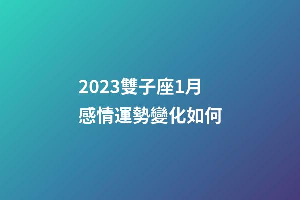2023雙子座1月感情運勢變化如何-第1張-星座運勢-玄機派