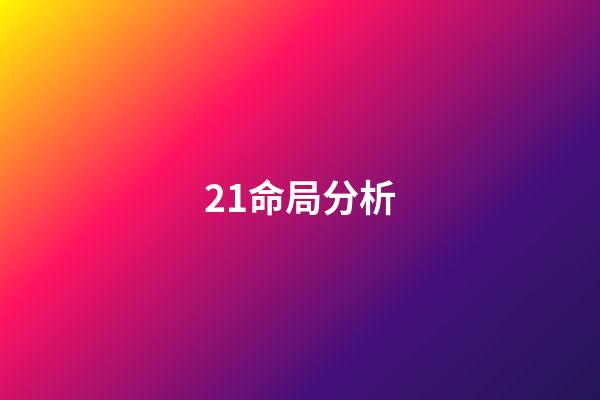 21.命局分析