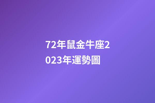 72年鼠金牛座2023年運勢圖-第1張-星座運勢-玄機派