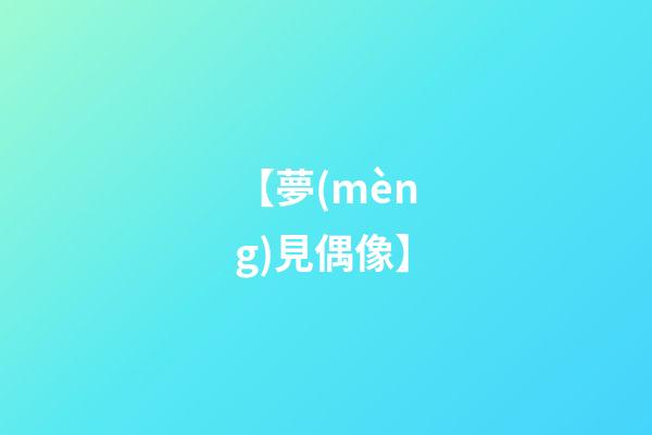 【夢(mèng)見偶像】