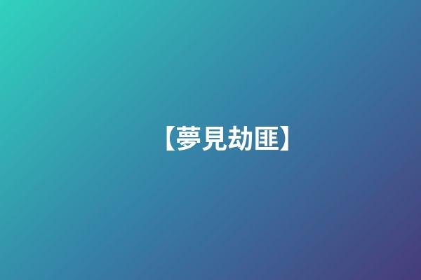 【夢見劫匪】
