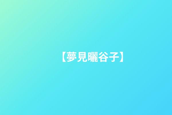 【夢見曬谷子】