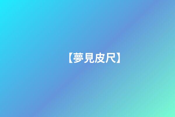 【夢見皮尺】