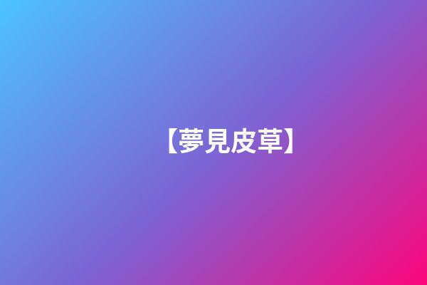 【夢見皮草】