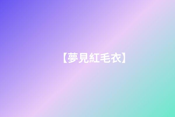 【夢見紅毛衣】