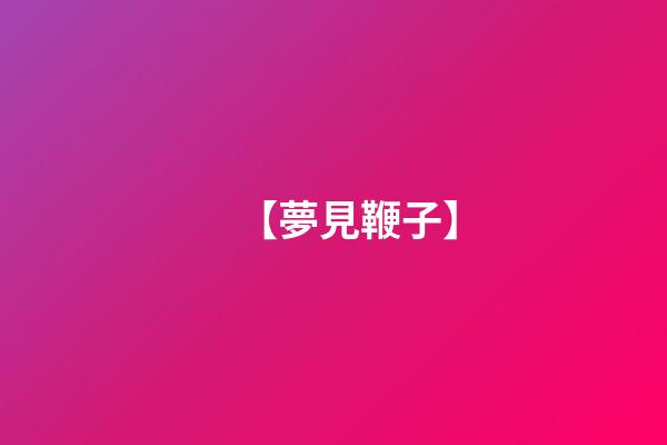 【夢見鞭子】