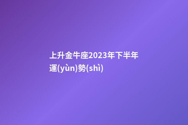 上升金牛座2023年下半年運(yùn)勢(shì)-第1張-星座運(yùn)勢(shì)-玄機(jī)派