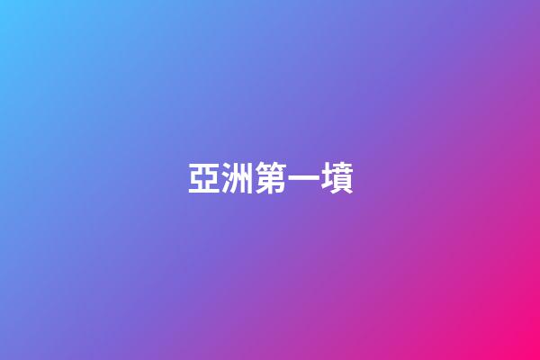 亞洲第一墳