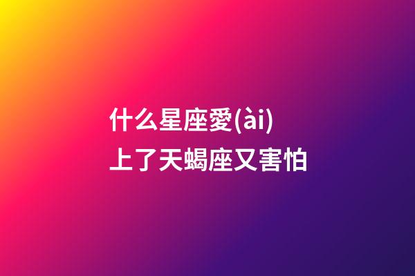 什么星座愛(ài)上了天蝎座又害怕-第1張-星座運(yùn)勢(shì)-玄機(jī)派