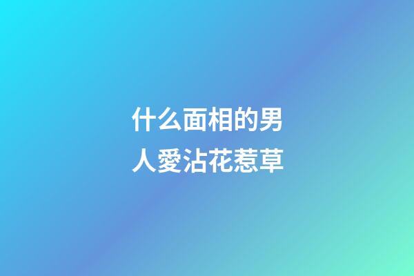 什么面相的男人愛沾花惹草